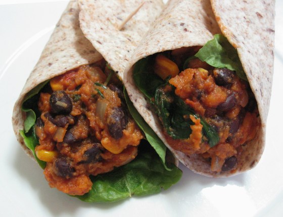 sweet potato burrito