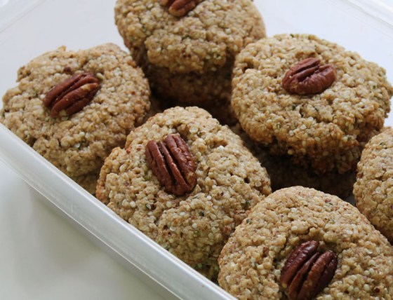 maple pecan power cookies