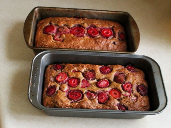 strawberry banana bread