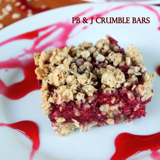 PB &amp; J Crumble Bars